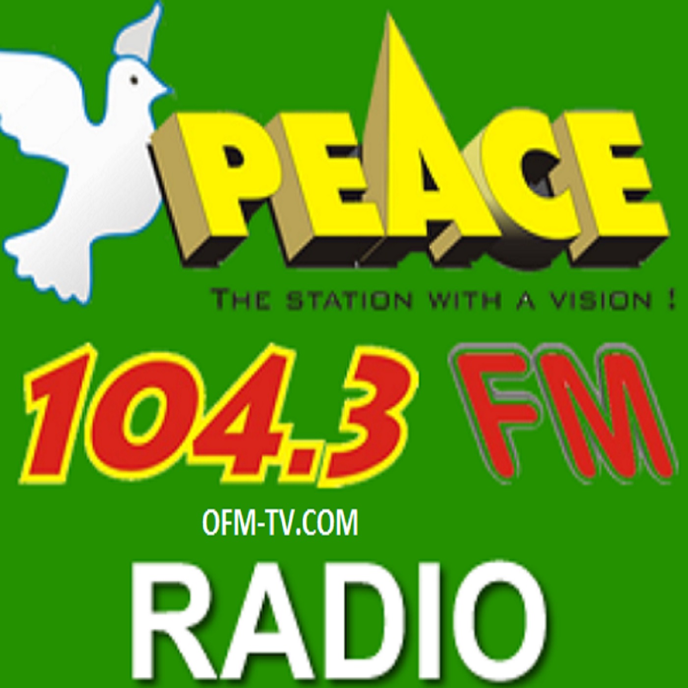 folleto De acuerdo con captura Peace 104.3 FM - Accra, Ghana. - Online Africa Radio Stations Worldwide